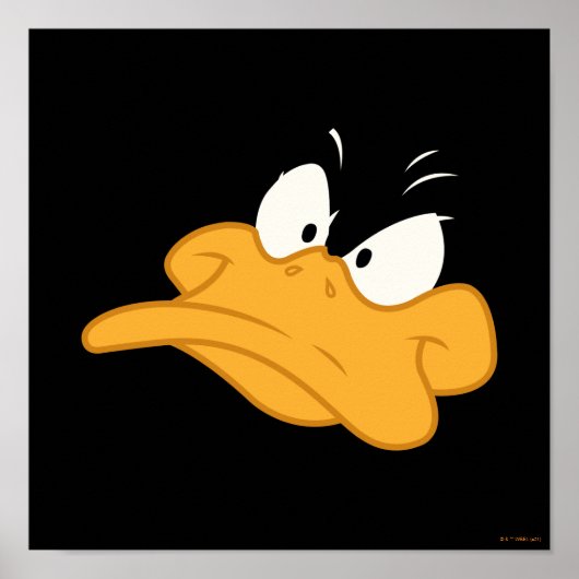 DAFFY DUCK™-Wut-Gesicht Poster (Vorne)