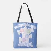 Daffy for Taffy Candy Fun Logo Toon Tasche (Rückseite)