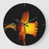 Daffy, gerade rechtzeitig. große wanduhr (Vorderseite)