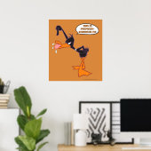 Daffy Speech Bubble Poster (Heimbüro)