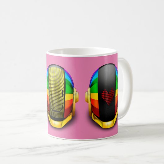 DaftPunk Kaffeetasse (VorderseiteRechts)