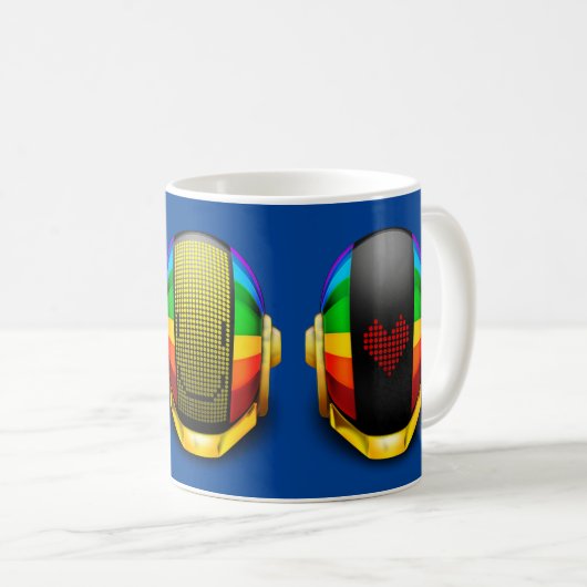DaftPunk Kaffeetasse (VorderseiteRechts)