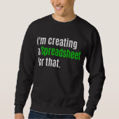 Dafür erstelle ich eine Tabelle Sweatshirt (Vorderseite)