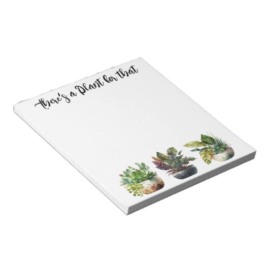 Dafür gibt es eine Pflanze Notizblock (angewinkelt)