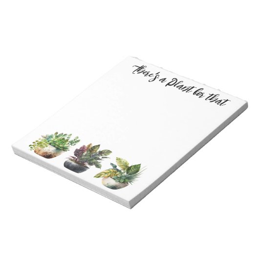 Dafür gibt es eine Pflanze Notizblock (Rotiert)