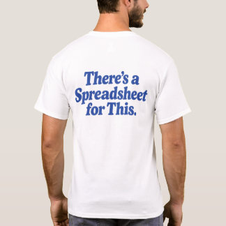 Dafür gibt es eine Tabelle T-Shirt