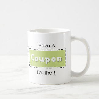 Dafür habe ich einen Gutschein! Kaffeetasse