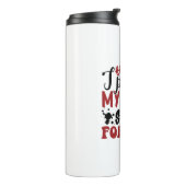 Dafür habe ich meine Kriminalitätsshow unterbroche Thermosbecher (Nach links gedreht)