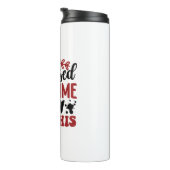 Dafür habe ich meine Kriminalitätsshow unterbroche Thermosbecher (Nach rechts gedreht)