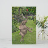 Dafür sind Freunde Briefpapier (Stehend Vorderseite)