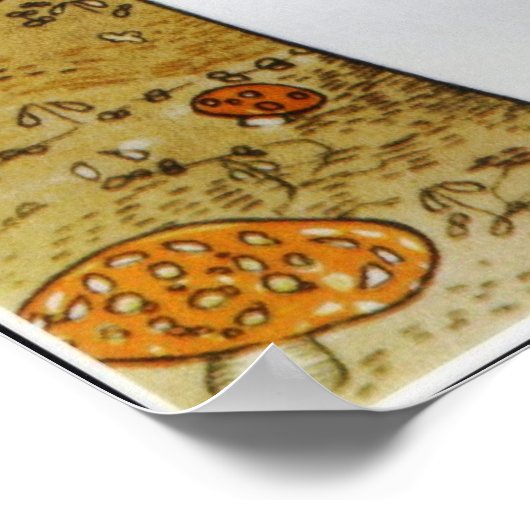 Daga im Wald Poster (Ecke)