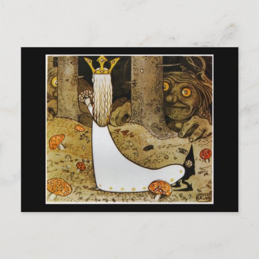 Daga im Wald Postkarte (Vorderseite)