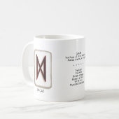 Dagaz RuneStone 11 oz. Tasse (Vorderseite Links)