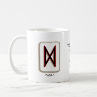 Dagaz RuneStone 11 oz. Tasse