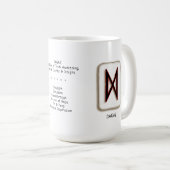 Dagaz RuneStone 15 oz. Tasse (VorderseiteRechts)