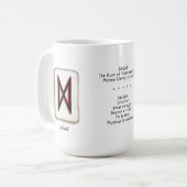 Dagaz RuneStone 15 oz. Tasse (Vorderseite Links)