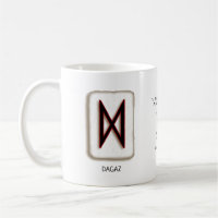 Dagaz RuneStone-Tasse