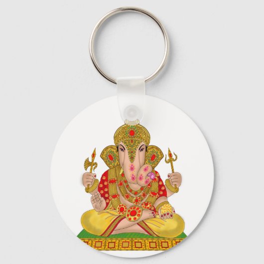 Dagduseth Ganesha Schlüsselanhänger (Vorderseite)