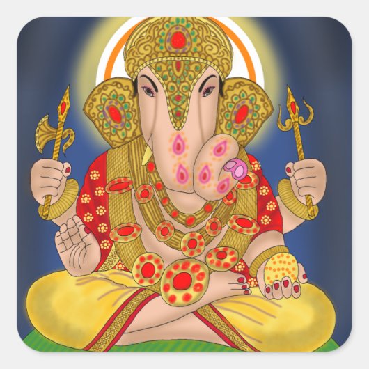 Dagduseth Ganesha Sticker (Vorderseite)