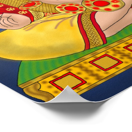 Dagdusheth Ganesha Poster (Ecke)