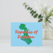 Dagestan Feiertagspostkarte (Stehend Vorderseite)