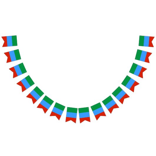 Dagestan-Flagge Wimpelkette (Alle)