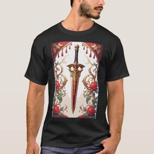 Dagger Art Dark T - Shirt (Vorderseite)