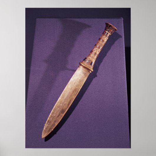 Dagger, aus dem Grab von Tutankhamun Poster (Vorne)