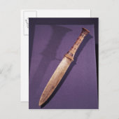 Dagger, aus dem Grab von Tutankhamun Postkarte (Vorne/Hinten)