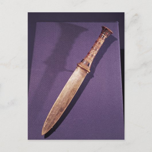 Dagger, aus dem Grab von Tutankhamun Postkarte (Vorderseite)