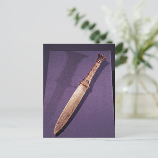 Dagger, aus dem Grab von Tutankhamun Postkarte (Stehend Vorderseite)