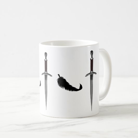 Dagger Dagger Dagger Kaffeetasse (VorderseiteRechts)