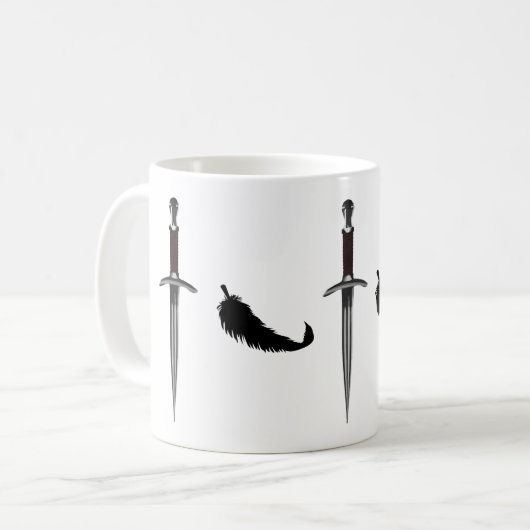 Dagger Dagger Dagger Kaffeetasse (Vorderseite Links)
