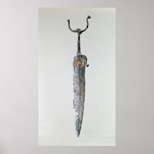 Dagger, Halstatt Culture, c.750-450 BC Poster (Vorne)
