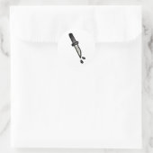 DAGGER // Stickers. Runder Aufkleber (Tasche)