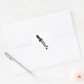 DAGGER // Stickers. Runder Aufkleber (Umschlag)