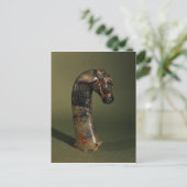 Daggergriff in Form eines Pferdekopfes Postkarte (Stehend Vorderseite)