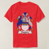 Daggett Coat of Arms Familienwappen T-Shirt (Design vorne)