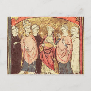 Dagobert I , König der Frank, die das Königreich e Postkarte