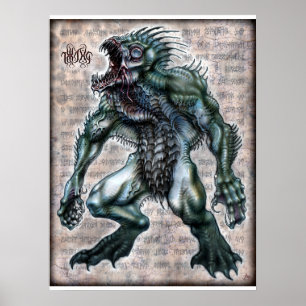 Dagon 18 x 24 poster