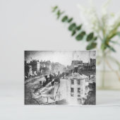 Daguerre Boulevard du Temple Erstes Foto Postkarte (Stehend Vorderseite)