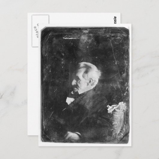 Daguerreotyp von Andrew Jackson von Edward Anthony Postkarte (Vorne/Hinten)