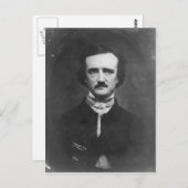 Daguerreotyp von Edgar Allan Poe von C.T. Tatman Postkarte (Vorne/Hinten)