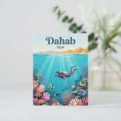 Dahab Ägypten Postkarte (Stehend Vorderseite)
