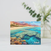 Dahab Ägypten Reise Postkarte (Stehend Vorderseite)