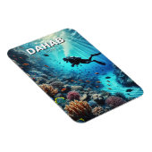 Dahab Egypt Scuba Diver Magnet (Rechte Seite)