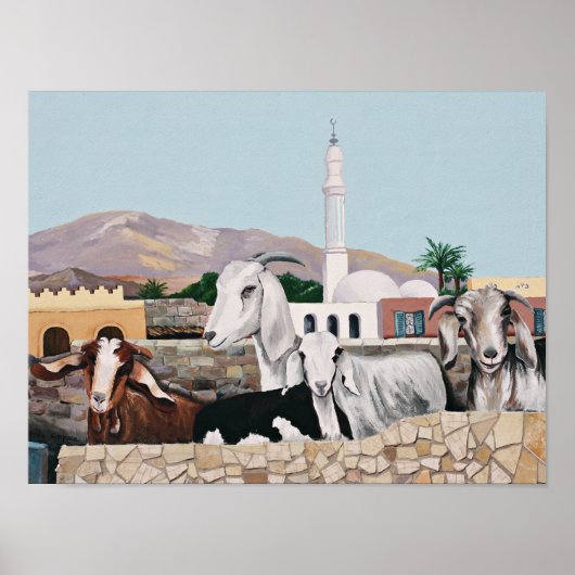 Dahab Goats Poster (Vorne)
