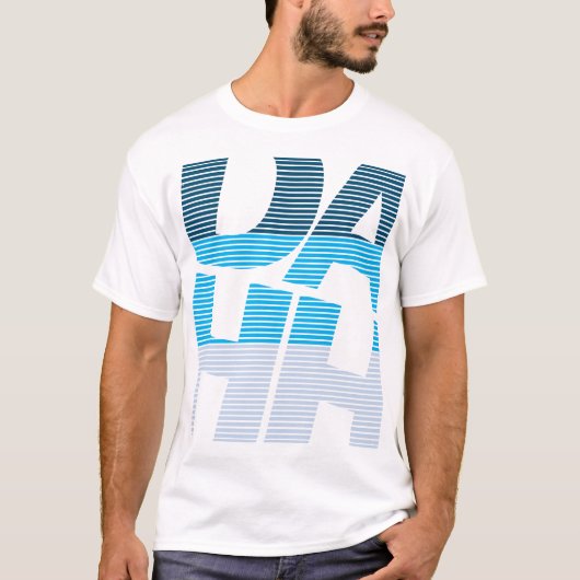 DAHH Lines White T-Shirt (Vorderseite)