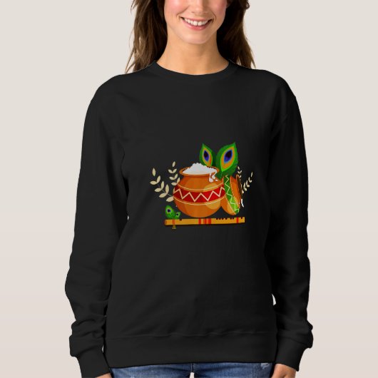 Dahi Handi Festival T-Shirt Sweatshirt (Vorderseite)