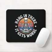 Dahinter verschlimmert sich der Skeletton-Spaß 5 Mousepad (Mit Mouse)